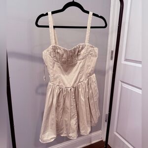 Zara Cream Corset Dress